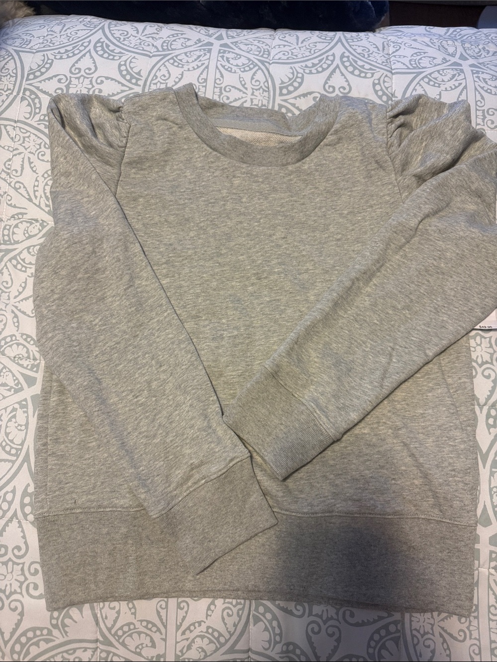 GAP Light Gray Crewneck Sweatshirt for Kids
